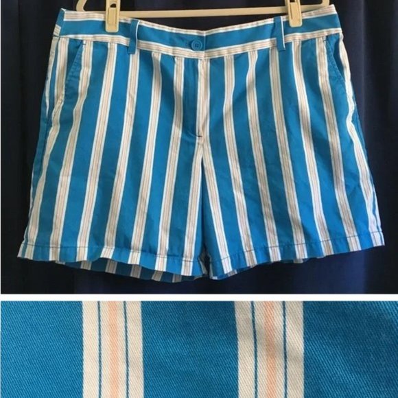 LOFT | Striped 6” Shorts - Picture 1 of 6